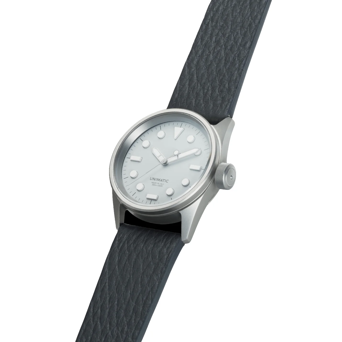 UT5-GO Limited Edition 36mm - White on Leather Strap - Image 2