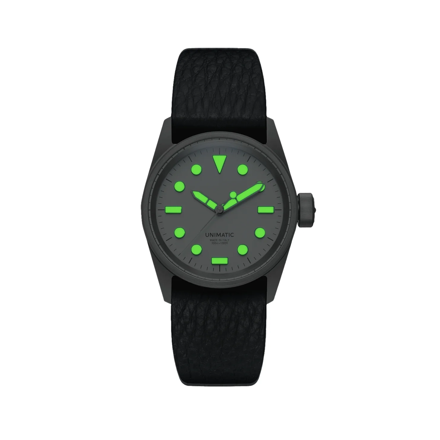 UT5-GO Limited Edition 36mm - White on Leather Strap - Image 4