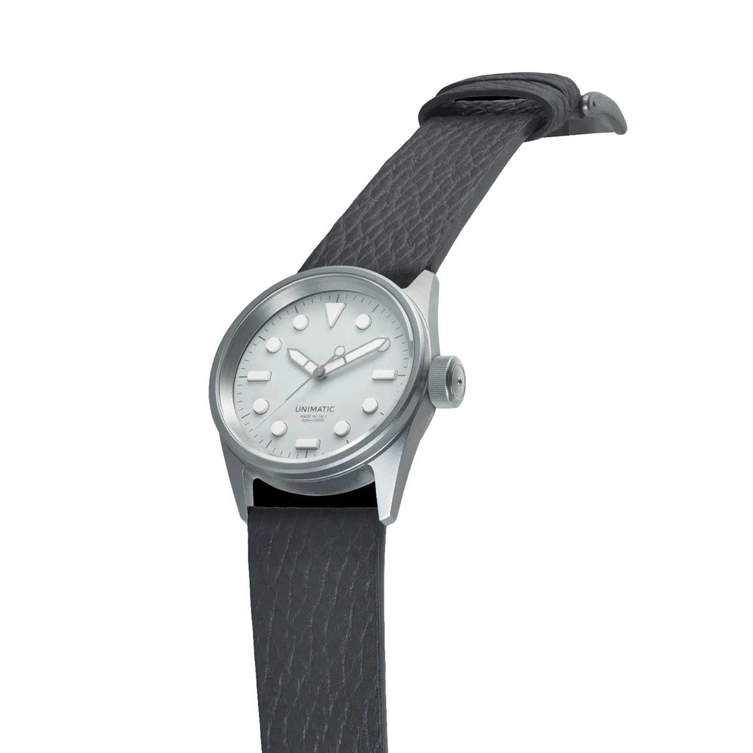 UT5-GO Limited Edition 36mm - White on Leather Strap - Image 5