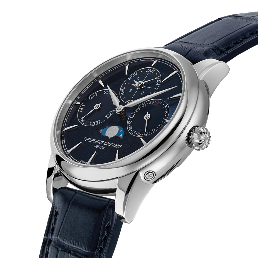 Manufacture Perpetual Calendar 40mm - Blue on Leather Strap - Image 2