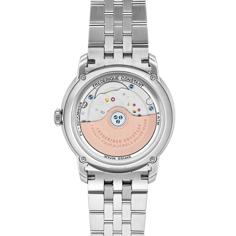 Classics Premiere 38.5mm - Salmon on Bracelet - Image 3