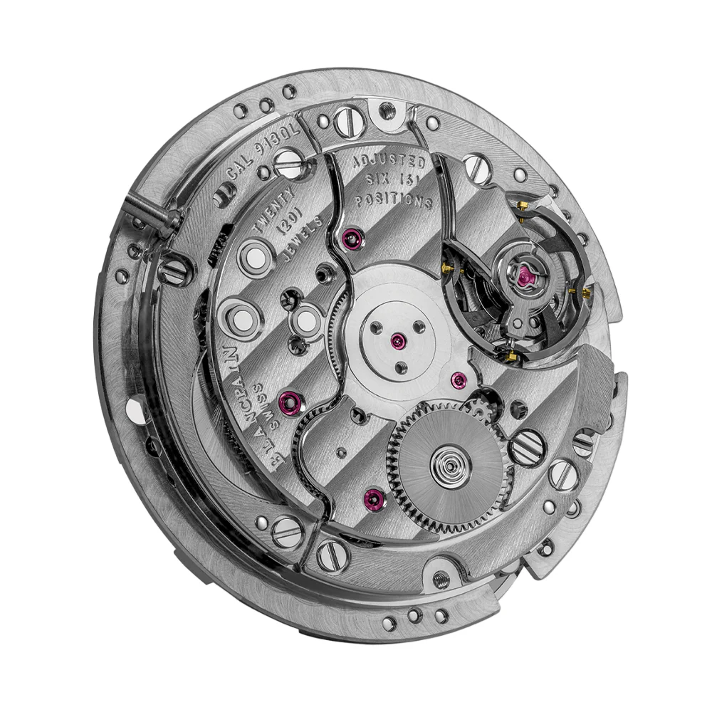 Villeret Calendar Moonphase Red Gold 29.2mm - Opaline on Leather Strap - Image 5