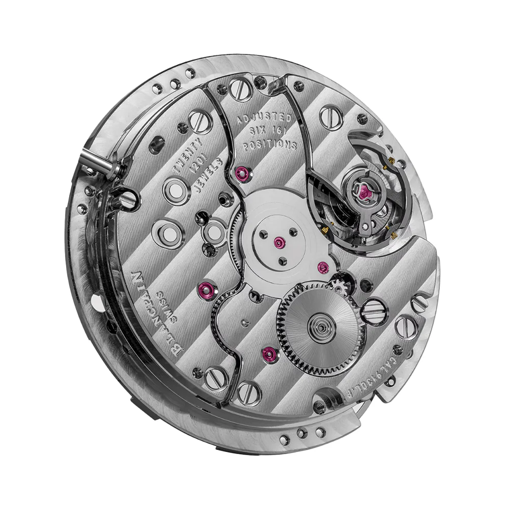Villeret Calendar Moonphase Red Gold 33.2mm - White on Leather Strap - Image 4