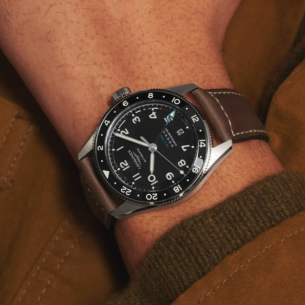 Spirit Zulu Time 39mm - Black on Leather Strap - Image 3