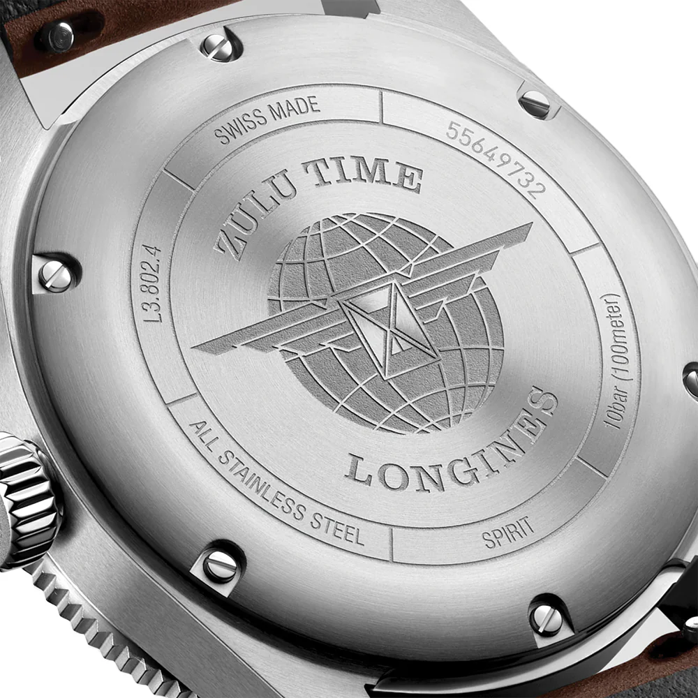 Spirit Zulu Time 39mm - Black on Leather Strap - Image 7