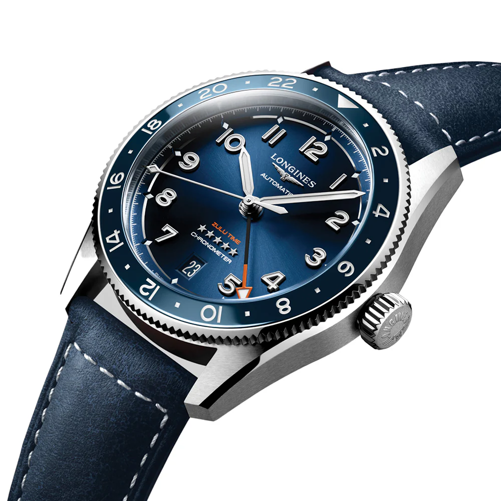Spirit Zulu Time 39mm - Blue on Leather Strap - Image 2
