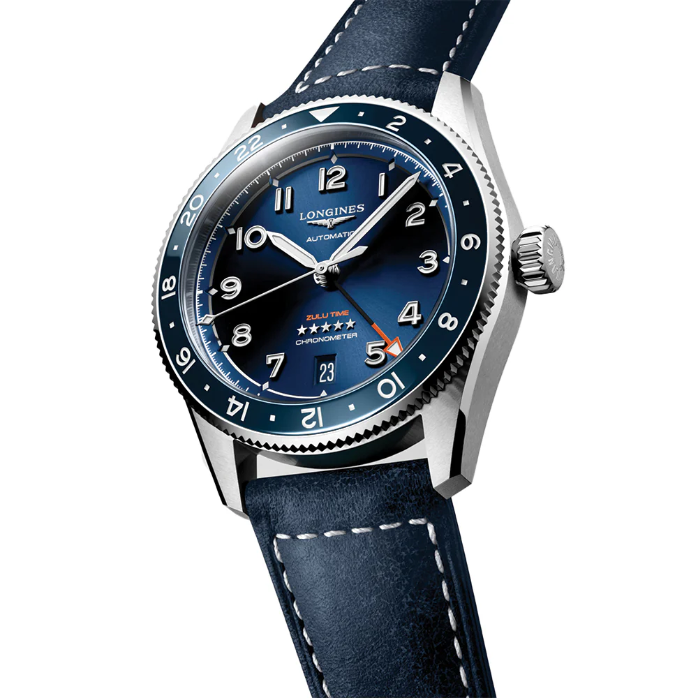 Spirit Zulu Time 39mm - Blue on Leather Strap - Image 4
