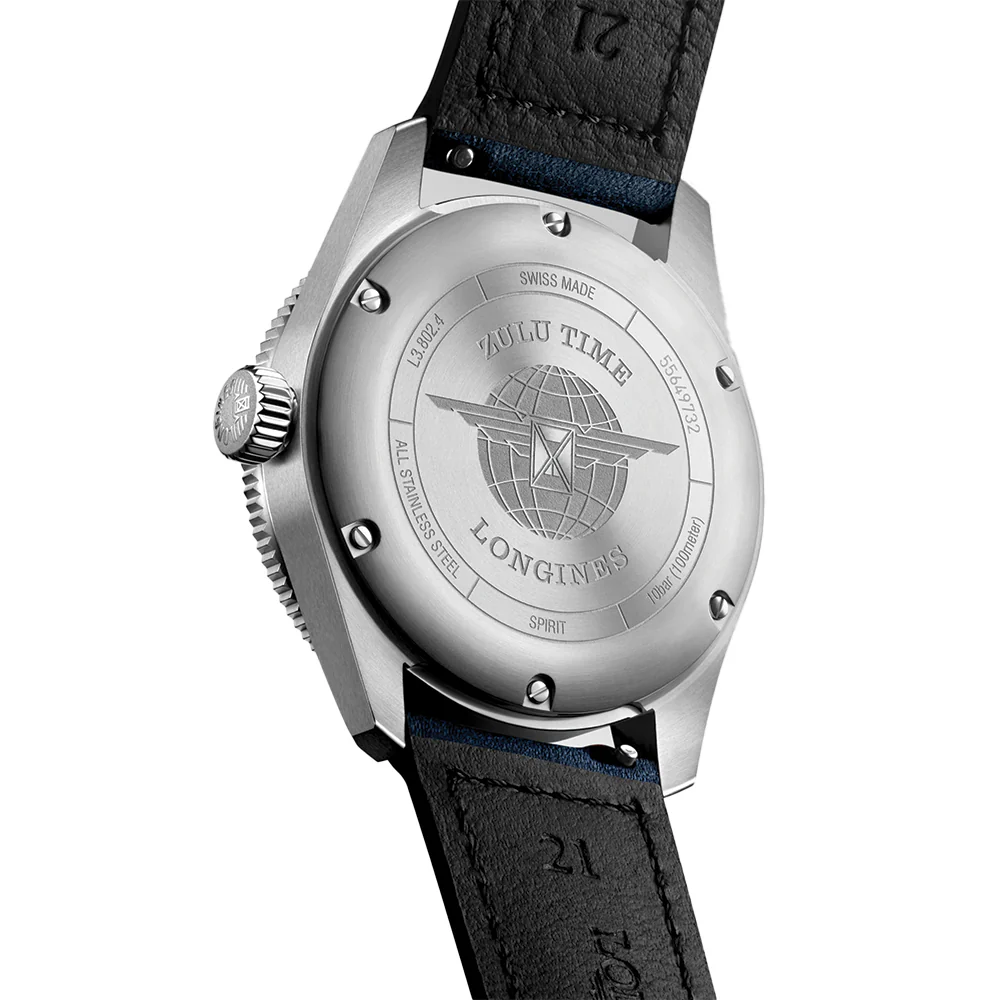 Spirit Zulu Time 39mm - Blue on Leather Strap - Image 6