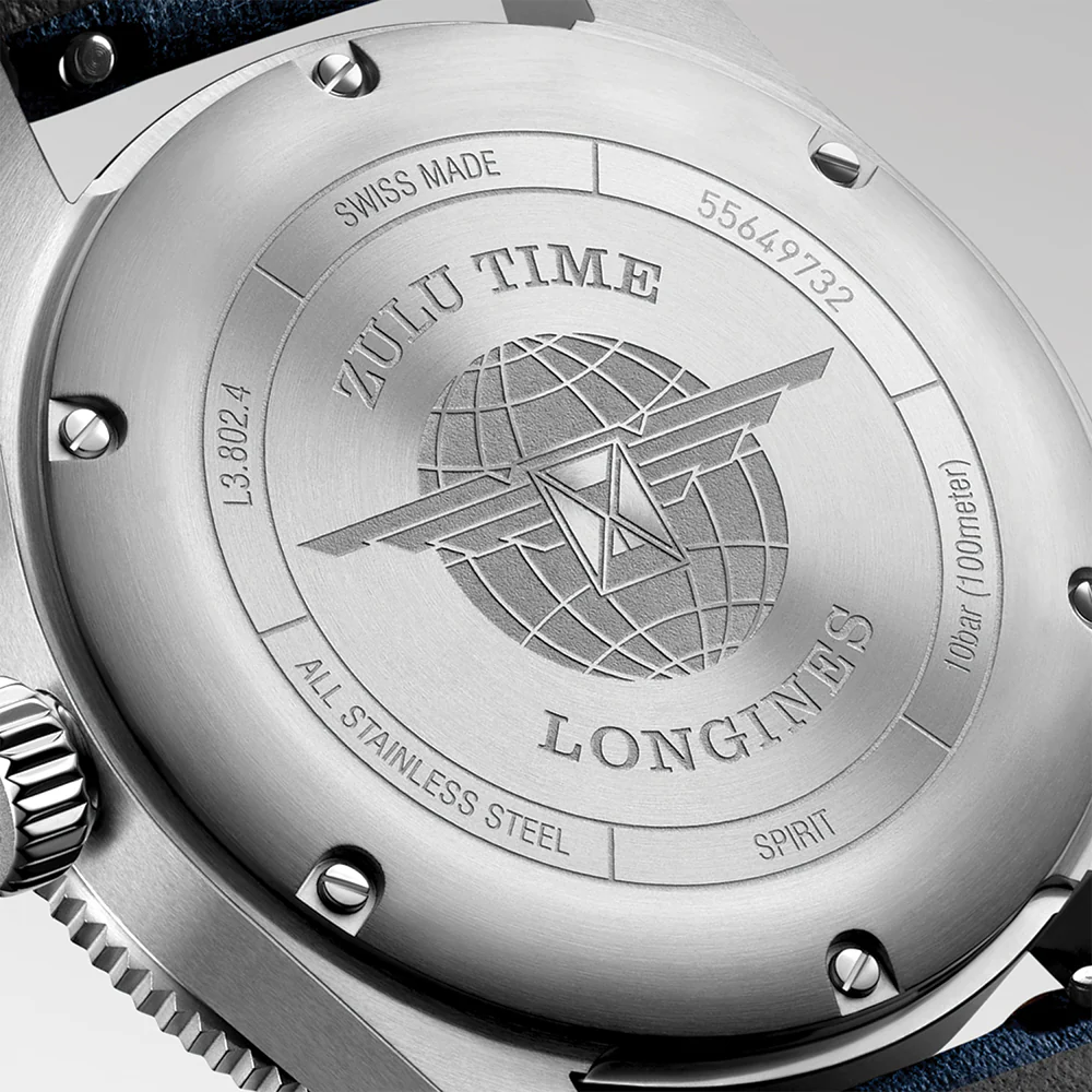 Spirit Zulu Time 39mm - Blue on Leather Strap - Image 7