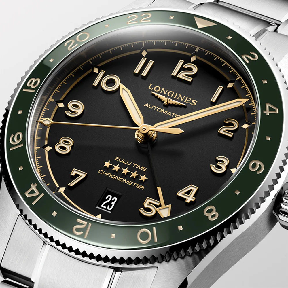 Spirit Zulu Time 39mm - Green on Bracelet - Image 5