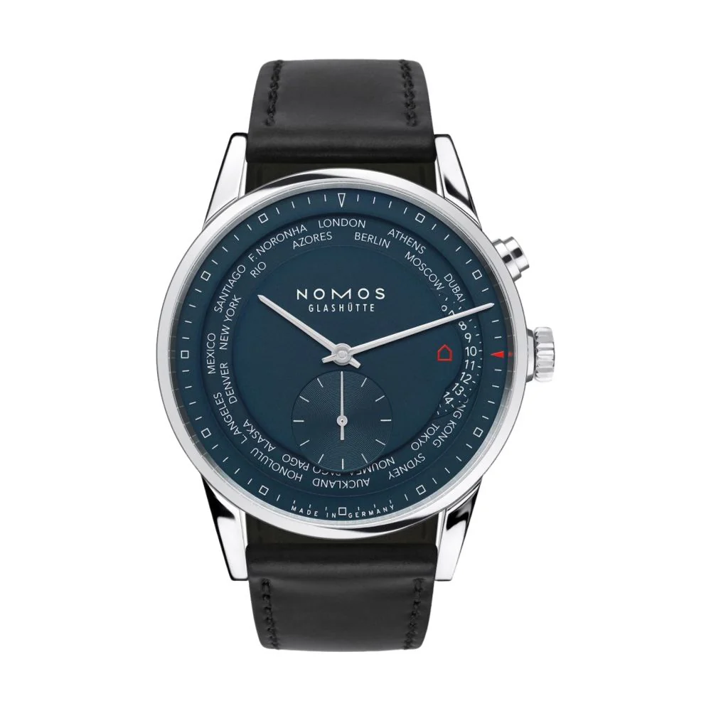 Zürich World Time 40mm - Midnight Blue on Strap